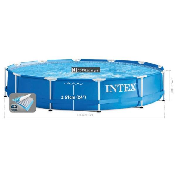 piscine Metal Frame ronde 3,66 x 0,76 – Image 2